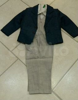 Костюм тройка на мальчика 9-12 месяцев