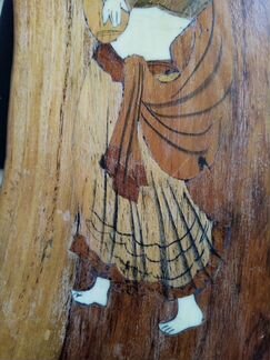 Деревянное панно авторская рабога Индия