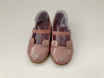Туфли лаковые розовые Zara Baby, размер 18