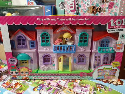 Домик кукольный лол lol