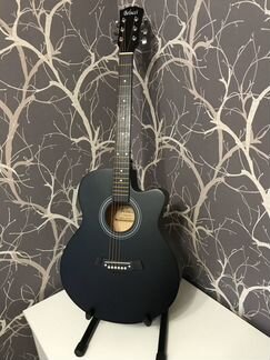 Новая Акустическая гитара 4/4, цвет чёрный