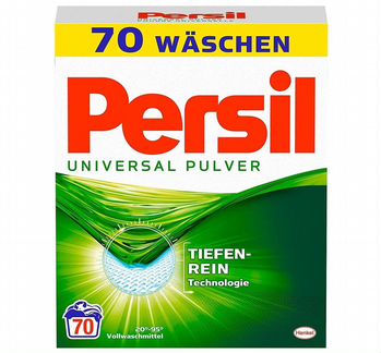 Немецкий порошок Persil 4,55кг, 8,45кг, 3,25л