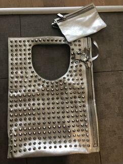 Сумка Том Форд Серебро шипы Tom Ford