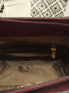 Сумка-сундук бордовая