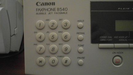 Canon b540 faxfone