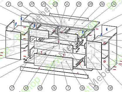 Комод шайн 23 схема сборки