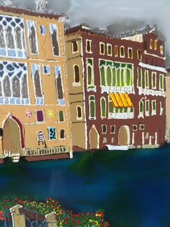 Картина витраж 40х40 см