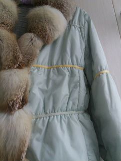 Куртка с натуральным мехом. 44разм