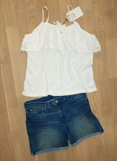 Майка Zara Шорты H&M 152-158