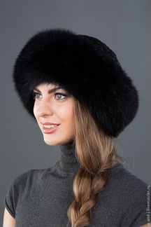 Боярка из песца и жаккарда