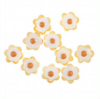 Набор (еда в миниатюре) яичница (10 шт.)