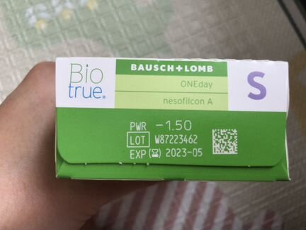 Контактные линзы BioTrue Bausch&Lomb -1,5
