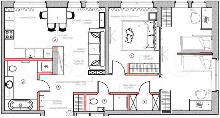 3-к квартира, 84 м², 14/19 эт.