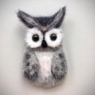 Броши ручной работы из шерсти