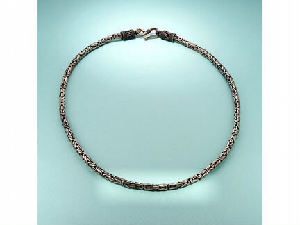 Цепь-колье в серебре 925 пробы