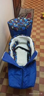 Санки Санимобиль с колесами и багажником