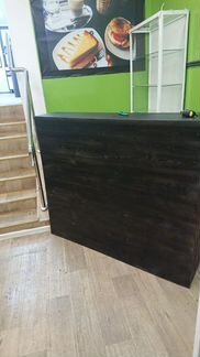 Барная стойка 1.4м,Металлическая витрина