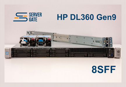Сервер HP DL360 G9 2x E5-2650v3 128 GB