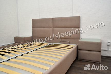 Кровать Челси 160*200 с пм + 2 тумбы Нолан