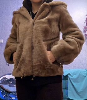 Шуба из мутона S-M размер