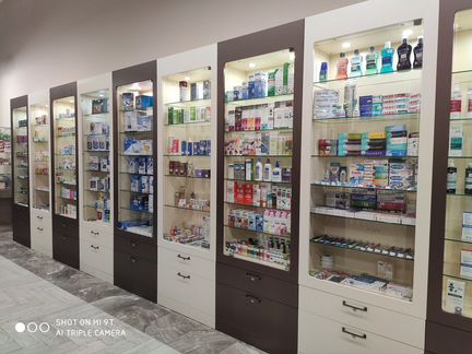 Аптечные витрины из мдф