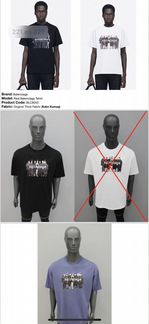 Футболка Balenciaga 2020 people черн/белая
