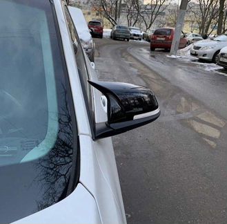 Зеркала и ноздри чёрные BMW X1 e84 рестайлинг