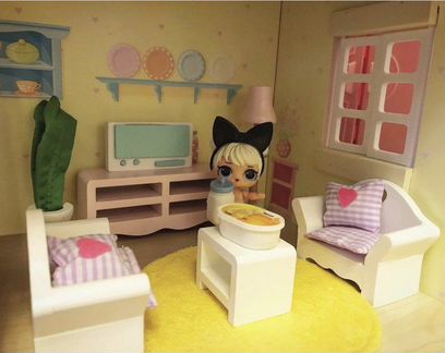 Деревянный кукольный домик le toy van