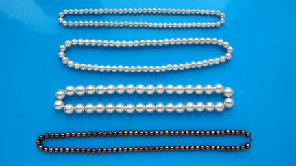 Бусины стеклянные Zlatka, имитация жемчуга, новые