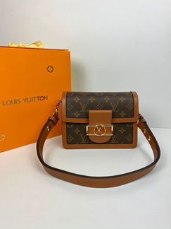Женская сумка Louis Vuitton Dauphine премиум кожа