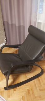 Кожанное кресло