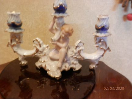 Фарфоровый подсвечник Румыния