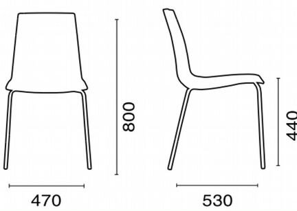 Стул прозрачный и цветной X Treme