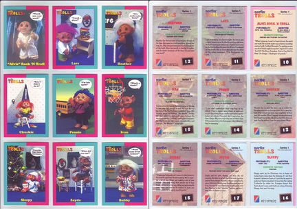 1992 - Collect-A-Card - Norfin Trolls (полный сет)