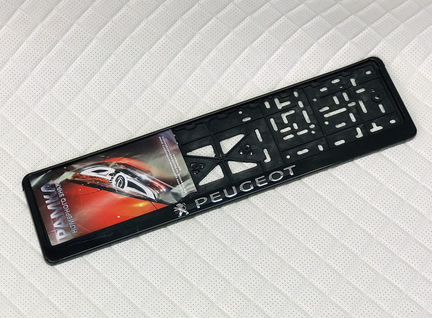 Рамка для номера Peugeot