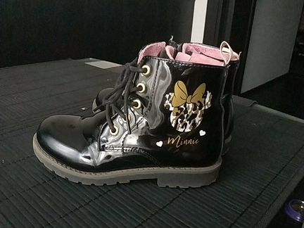 Ботинки на девочку осень весна minnie