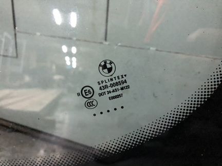 Оригинальное лобовое стекло BMW E60 E61 под датчик
