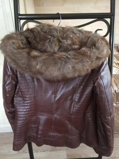 Куртка кожа мех