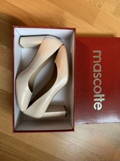 Туфли mascotte бежевые лодочки