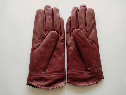 Перчатки кожаные, новые, женские