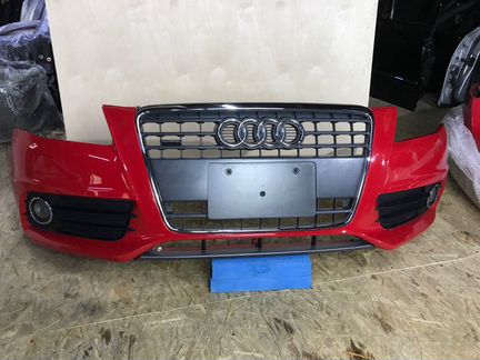 Бампер передний оригинал a4 b8 S-Line в сборе б/п