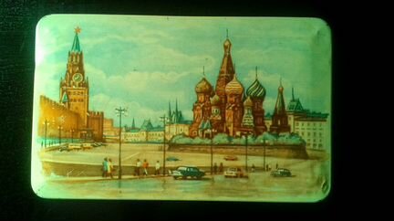 Жестяная коробка Кр.Октябрь СССР