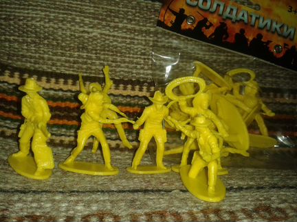 Ковбои солдатики пластик