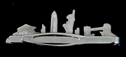 Зажим для галстука с символами стран