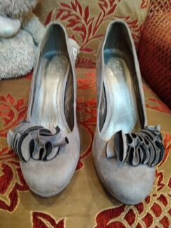 Туфли замшевые