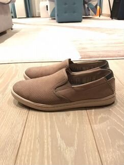 Слипоны кожаные Clarks