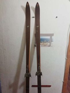 Лыжи деревянные