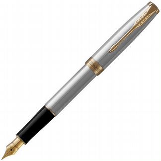 Перьевая ручка Parker Sonnet Stainless Steel GT
