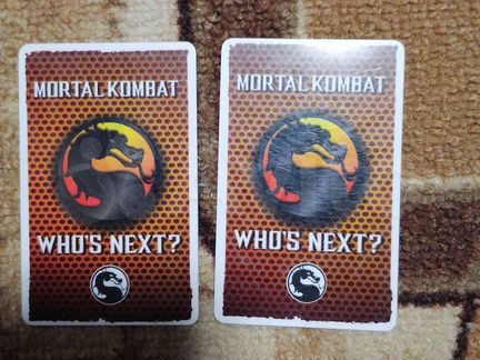 Каллекционные карточки Mortal Kombat