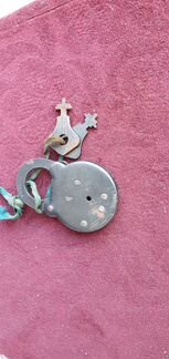 Замок навесной коллекционный старинный. СССР